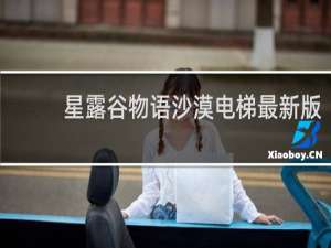 星露谷物语沙漠电梯最新版