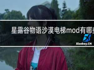星露谷物语沙漠电梯mod有哪些