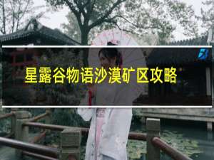 星露谷物语沙漠矿区攻略