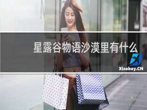 星露谷物语沙漠里有什么