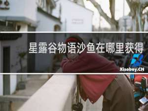 星露谷物语沙鱼在哪里获得