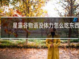 星露谷物语没体力怎么吃东西