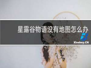 星露谷物语没有地图怎么办
