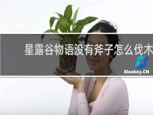 星露谷物语没有斧子怎么伐木