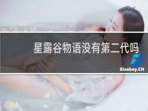 星露谷物语没有第二代吗