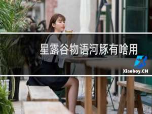 星露谷物语河豚有啥用