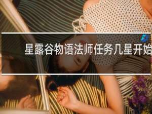 星露谷物语法师任务几星开始