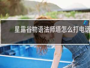 星露谷物语法师塔怎么打电话