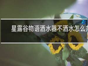 星露谷物语洒水器不洒水怎么办