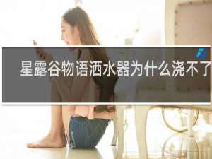星露谷物语洒水器为什么浇不了水