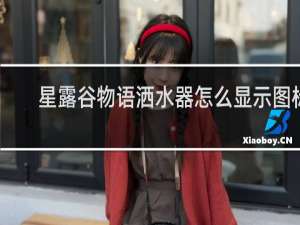 星露谷物语洒水器怎么显示图标