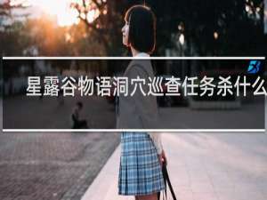 星露谷物语洞穴巡查任务杀什么怪