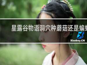 星露谷物语洞穴种蘑菇还是蝙蝠