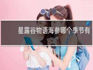 星露谷物语海参哪个季节有