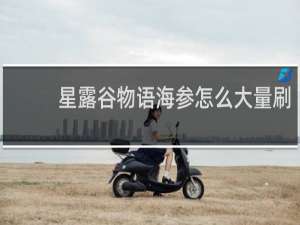 星露谷物语海参怎么大量刷