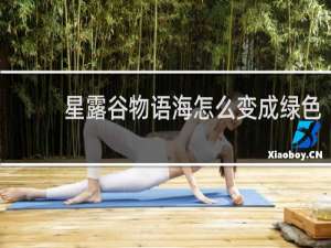 星露谷物语海怎么变成绿色