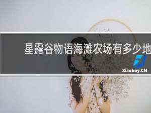 星露谷物语海滩农场有多少地