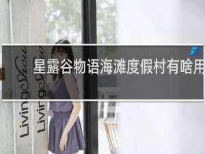 星露谷物语海滩度假村有啥用
