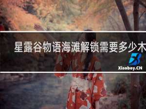 星露谷物语海滩解锁需要多少木材