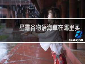 星露谷物语海草在哪里买