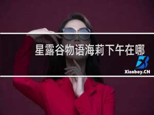 星露谷物语海莉下午在哪