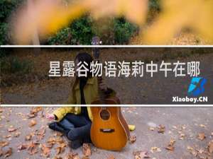 星露谷物语海莉中午在哪