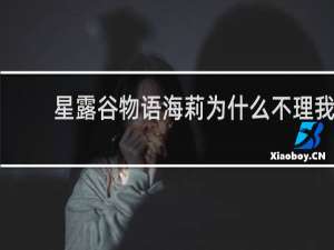 星露谷物语海莉为什么不理我