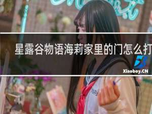 星露谷物语海莉家里的门怎么打开