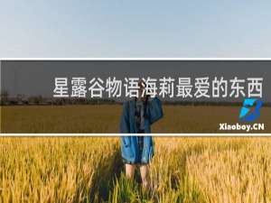 星露谷物语海莉最爱的东西