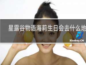 星露谷物语海莉生日会去什么地方