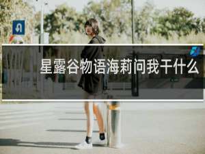星露谷物语海莉问我干什么