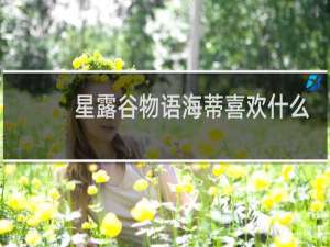 星露谷物语海蒂喜欢什么