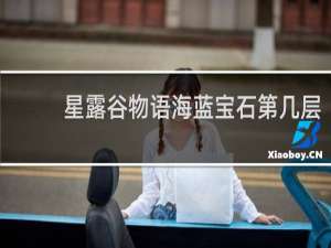 星露谷物语海蓝宝石第几层