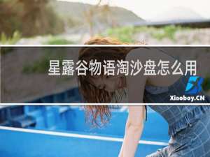 星露谷物语淘沙盘怎么用
