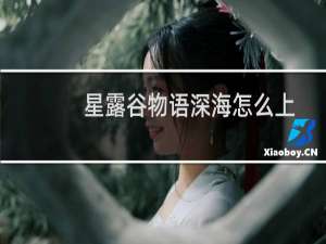 星露谷物语深海怎么上