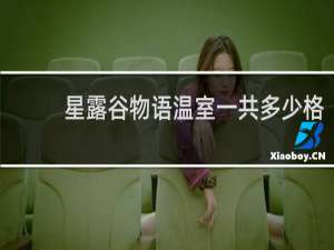 星露谷物语温室一共多少格