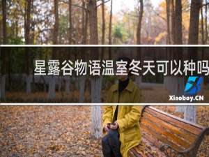 星露谷物语温室冬天可以种吗