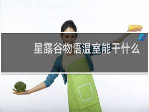 星露谷物语温室能干什么