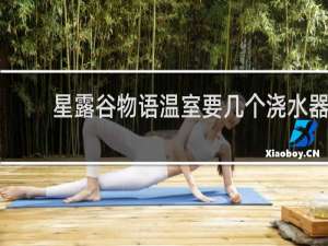 星露谷物语温室要几个浇水器