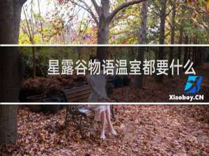 星露谷物语温室都要什么