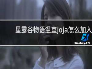 星露谷物语温室joja怎么加入