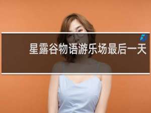 星露谷物语游乐场最后一天