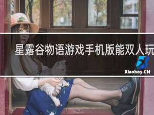 星露谷物语游戏手机版能双人玩吗
