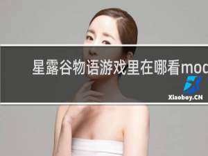 星露谷物语游戏里在哪看mod