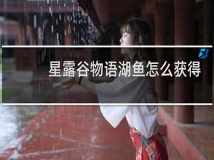 星露谷物语湖鱼怎么获得