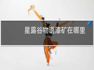 星露谷物语漆矿在哪里