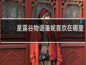 星露谷物语潘妮喜欢在哪里