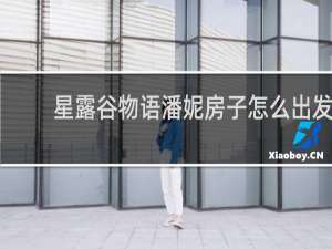 星露谷物语潘妮房子怎么出发