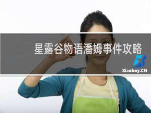 星露谷物语潘姆事件攻略