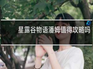 星露谷物语潘姆值得攻略吗